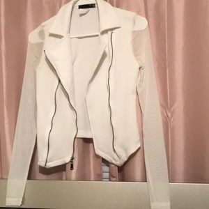 White blazer